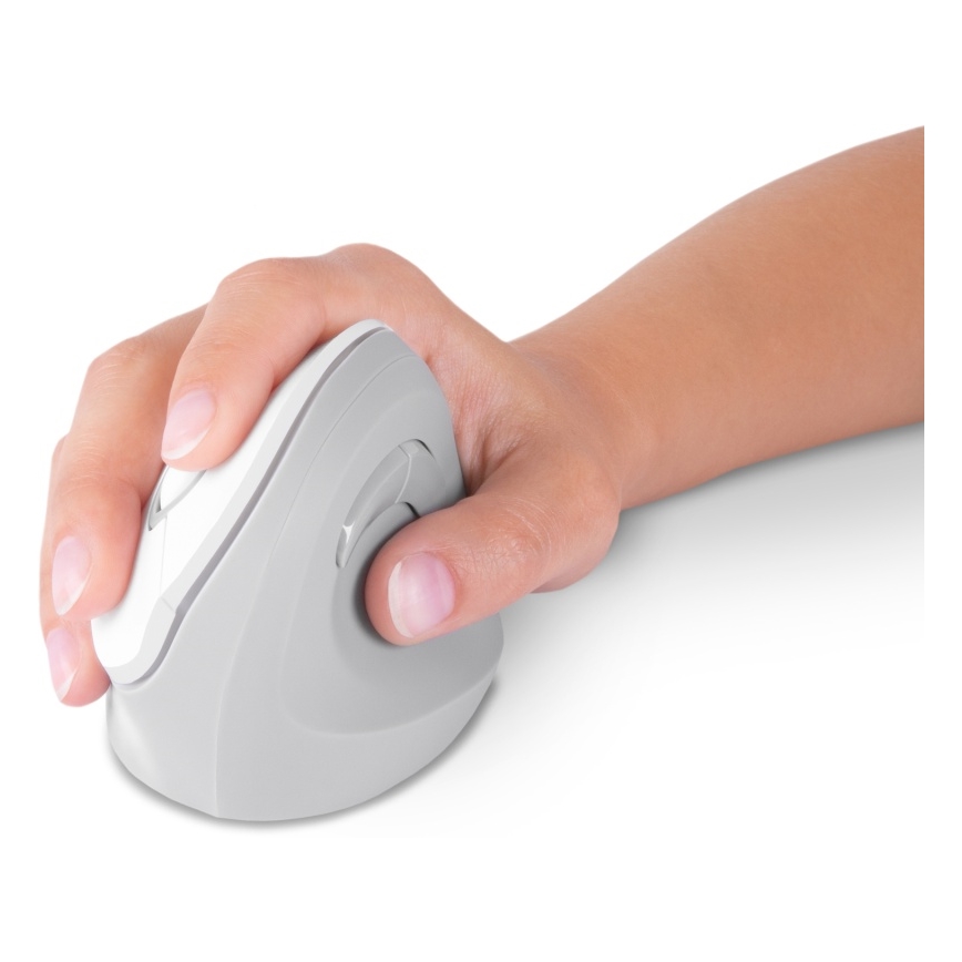 CONNECT IT CMO-2700-WH - Ergonomski bežični miš 800/1200/1600 DPI 1xAA beli