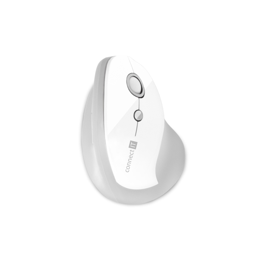 CONNECT IT CMO-2700-WH - Ergonomski bežični miš 800/1200/1600 DPI 1xAA beli