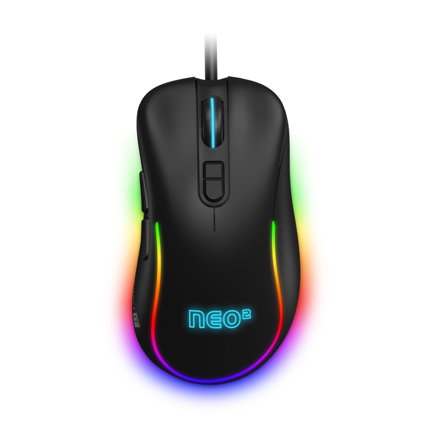 CONNECT IT CMO-3589-BK - LED RGB žični gejmerski miš 200-7200 DPI crna