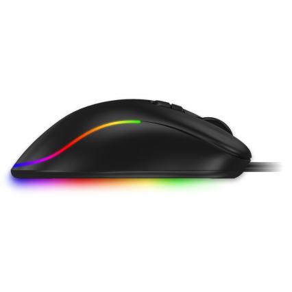 CONNECT IT CMO-3589-BK - LED RGB žični gejmerski miš 200-7200 DPI crna