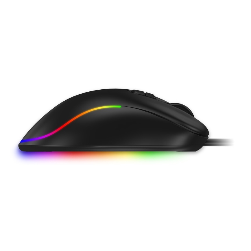 CONNECT IT CMO-3589-BK - LED RGB žični gejmerski miš 200-7200 DPI crna