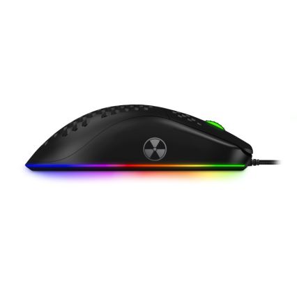 CONNECT IT CMO-5511-BK - LED RGB žični gejmerski miš 200-12800 DPI crne boje