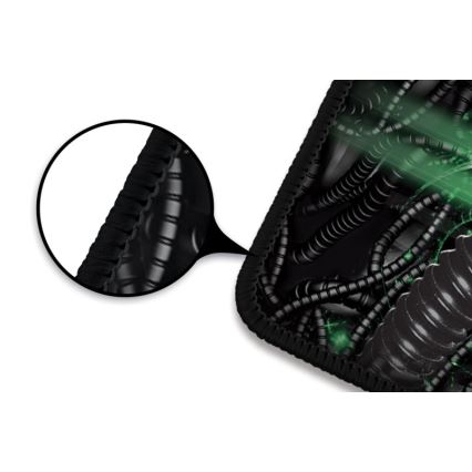 CONNECT IT CMP-1100-SM - Podloga za miš 32x24,5 cm crna/zelena