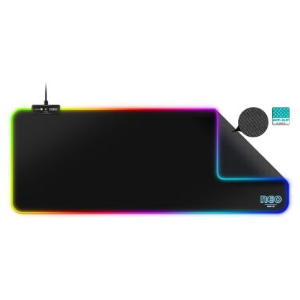 CONNECT IT CMP-3100-LG - LED RGB gejmerska podloga za tastaturu i miša 80x30 cm crna