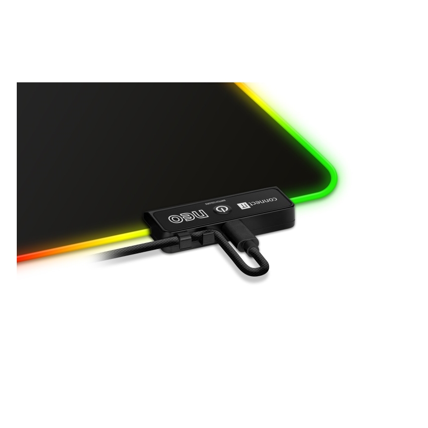 CONNECT IT CMP-3100-LG - LED RGB gejmerska podloga za tastaturu i miša 80x30 cm crna