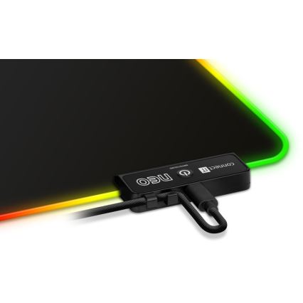 CONNECT IT CMP-3100-SM - LED RGB gejmerska podloga za miš 32x24,5 cm crna