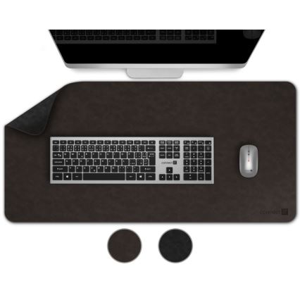 CONNECT IT CMP-4030-LG - Dvostrana podloga za tastaturu i miša 90x40 cm crna/braon