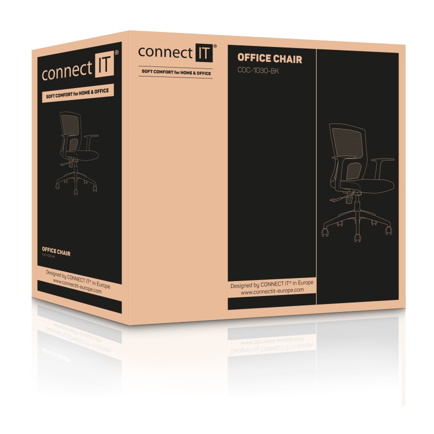 CONNECT IT COC-1030-BK - Kancelarijska stolica ForHealth BetaPro crna
