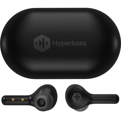 CONNECT IT HEP-5300-BK - Bežične slušalice sa mikrofonom, 300 mAh + 2x 35 mAh, crne