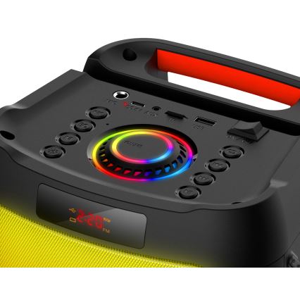 CONNECT IT HSP-3050-BK - LED bežični zvučnik sa mikrofonom 60W/5V 4500 mAh crni + daljinski upravljač