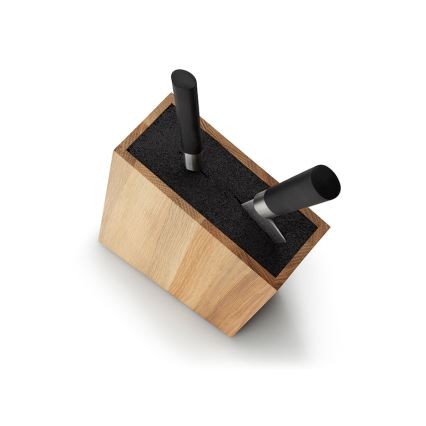Continenta C4150 - Stalak za noževe sa fleksibilnim umetkom 18x28,5 cm hrast