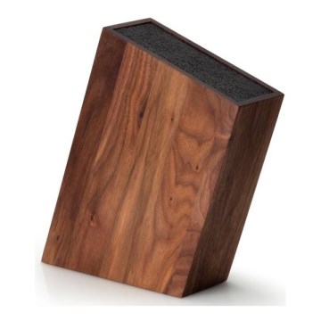Continenta C4250 - Stalak za noževe sa fleksibilnim umetkom 19x28,5 cm, orah