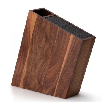 Continenta C4251- Stalak za noževe sa fleksibilnim uložkom i pretincem 31x8x24,5 cm orah