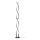 Cottex - LED podna lampa VINDLA LED/22W/230V crna