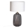 Cottex - Stona lampa BLAKE 1xE27/8W/230V siva