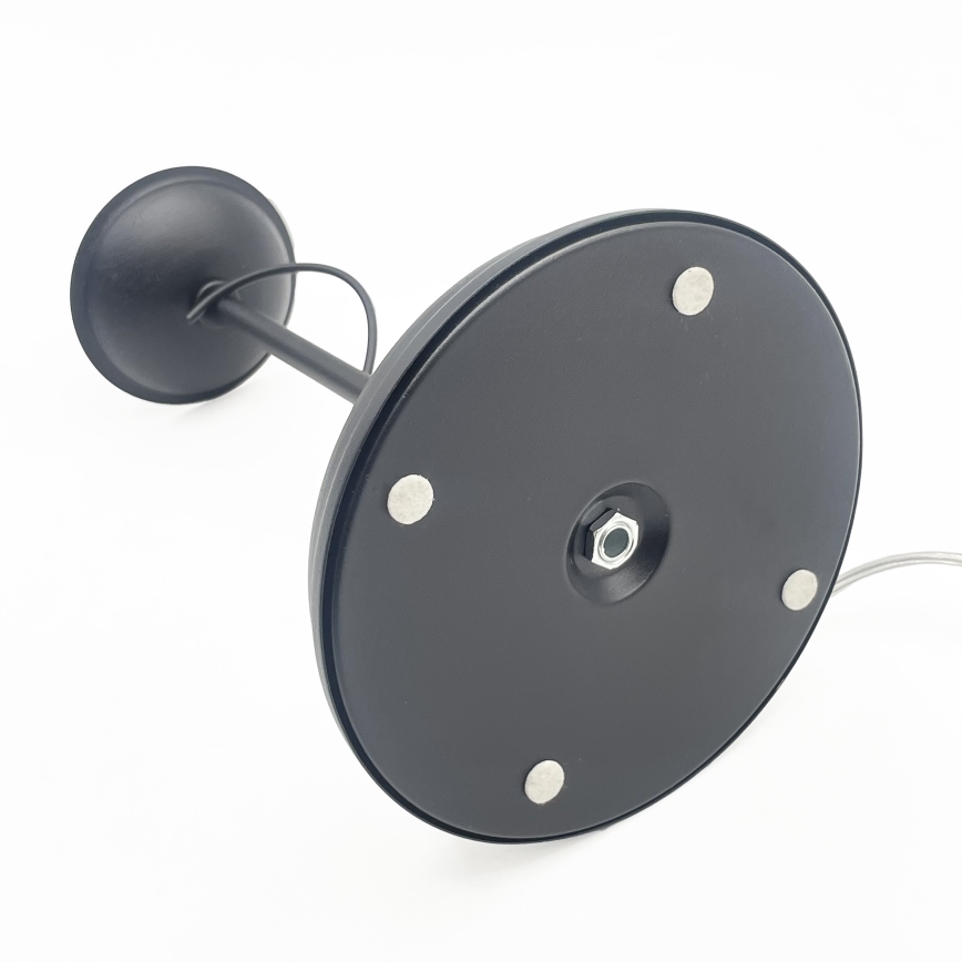 Crna stona lampa ANTON 1xE14/60W/230V