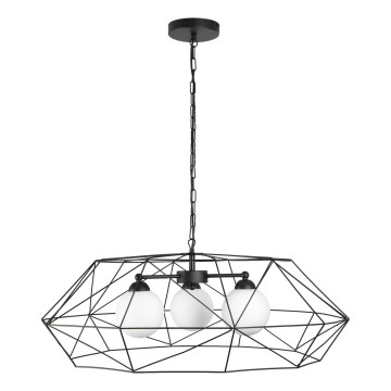 Crni luster na lancu DEXA 3xG9/10W/230V