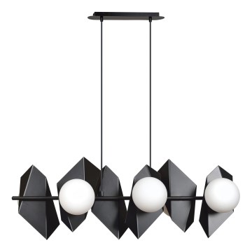 Crni luster na sajli DRIFTON 6xE14/10W/230V