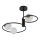 Crni luster na šipci AQUA 3xG9/12W/230V