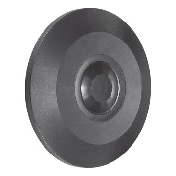 Crni plafonski PIR senzor pokreta 360° 1000W/230V