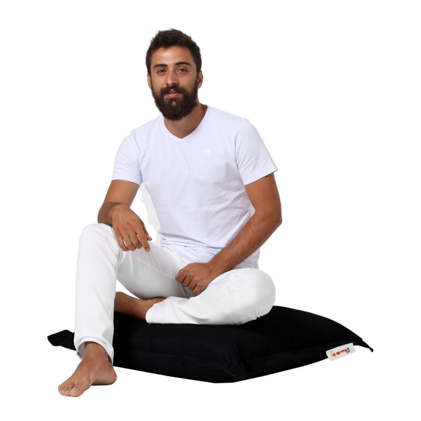 Crni sedišni jastuk 70x70 cm