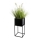 Crni stalak za cveće 50x24 cm