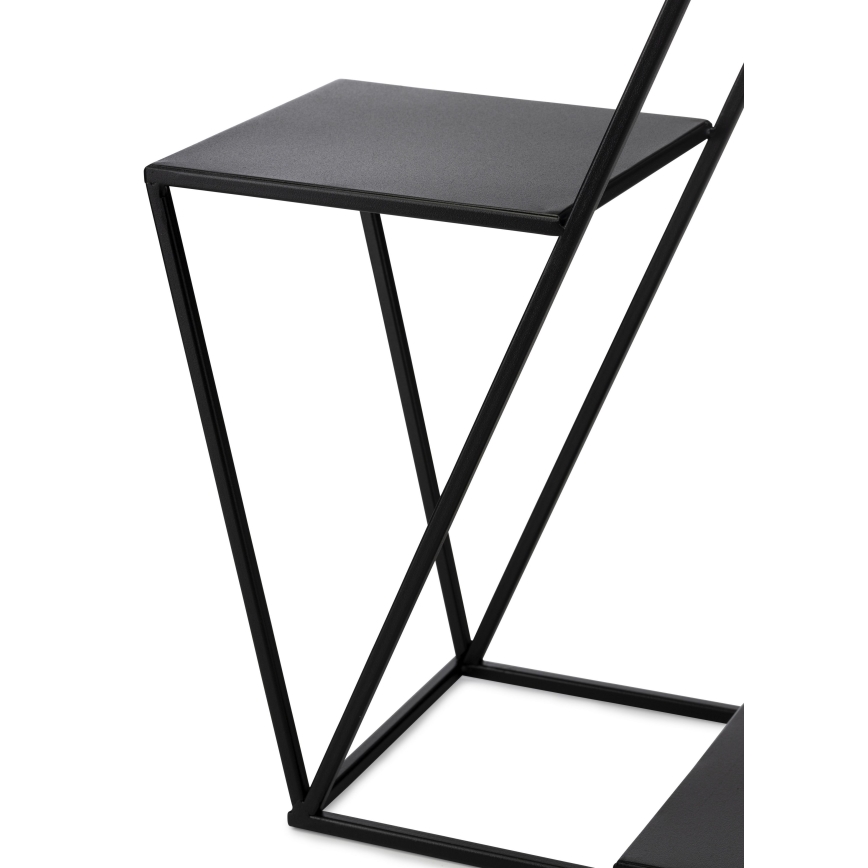 Crni stalak za cveće 95x78 cm