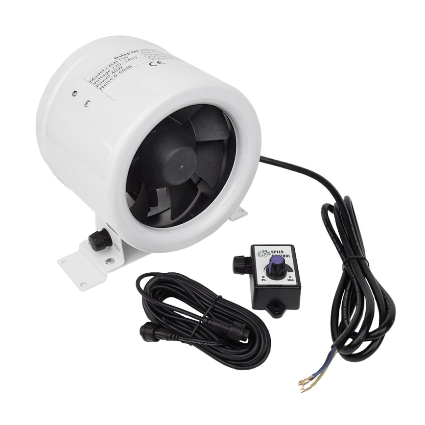 Dalap 24MF125 - Kanalski ventilator sa štedljivim motorom i prigušivačem brzine MF 125 EC 20W/230V