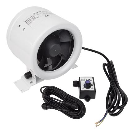 Dalap 24MF150 - Kanalni ventilator sa štedljivim motorom i prigušiva MF 150 EC 40W/230V
