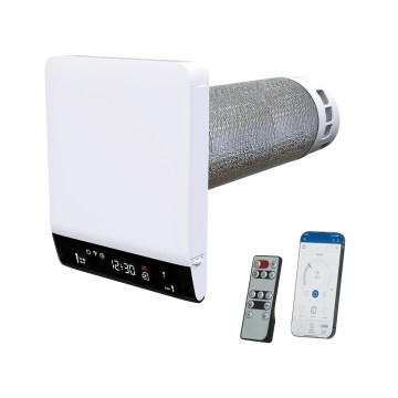 Dalap 25BP160 - Sobna rekuperacija BRISE 160 PROFI 22W/230V Wi-Fi + daljinski upravljač