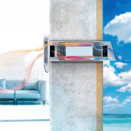 Dalap 25BP160 - Sobna rekuperacija BRISE 160 PROFI 22W/230V Wi-Fi + daljinski upravljač
