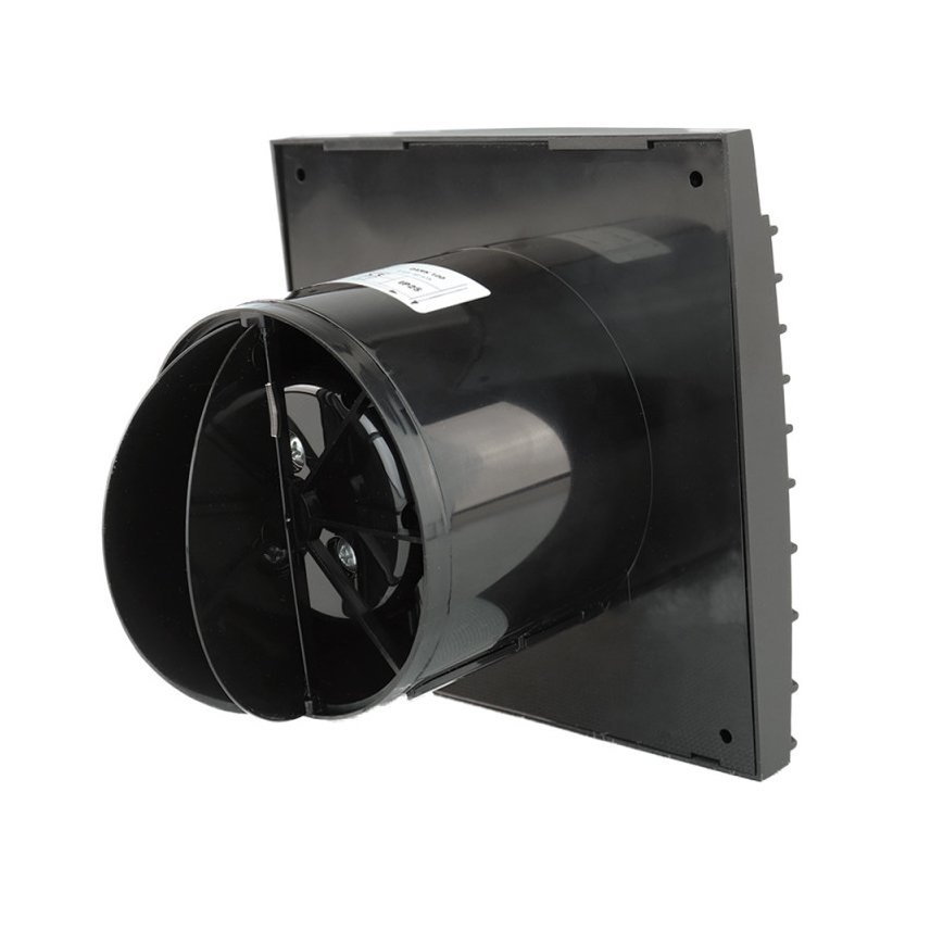 Dalap 41095ZW - Aksijalni ventilator sa tajmerom i senzorom vlažnosti 100 DARK ZW 8,4W/230V