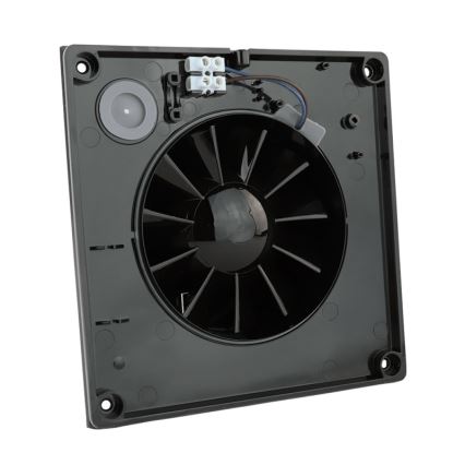 Dalap 41095ZW - Aksijalni ventilator sa tajmerom i senzorom vlažnosti 100 DARK ZW 8,4W/230V