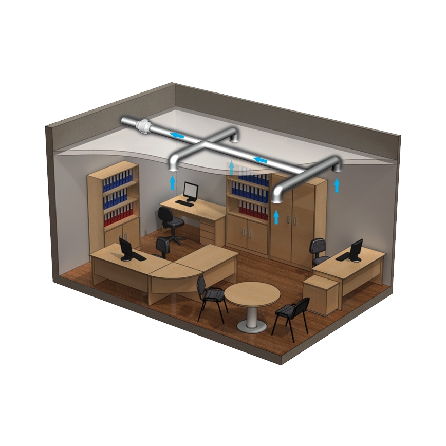 Dalap 8207 - Aksijalni ventilator AP PROFI 125 29W/230V