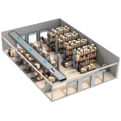 Dalap 8210 - Aksijalni ventilator AP PROFI 150 50W/230V