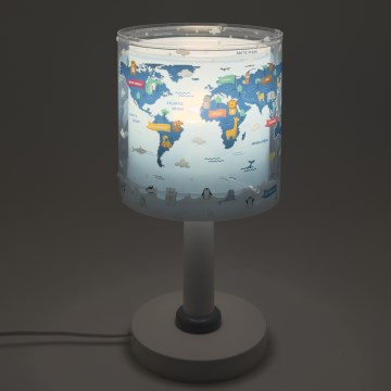 Dalber 40671 - LED dečija lampica WORLD 1xG4/4W/230V plava