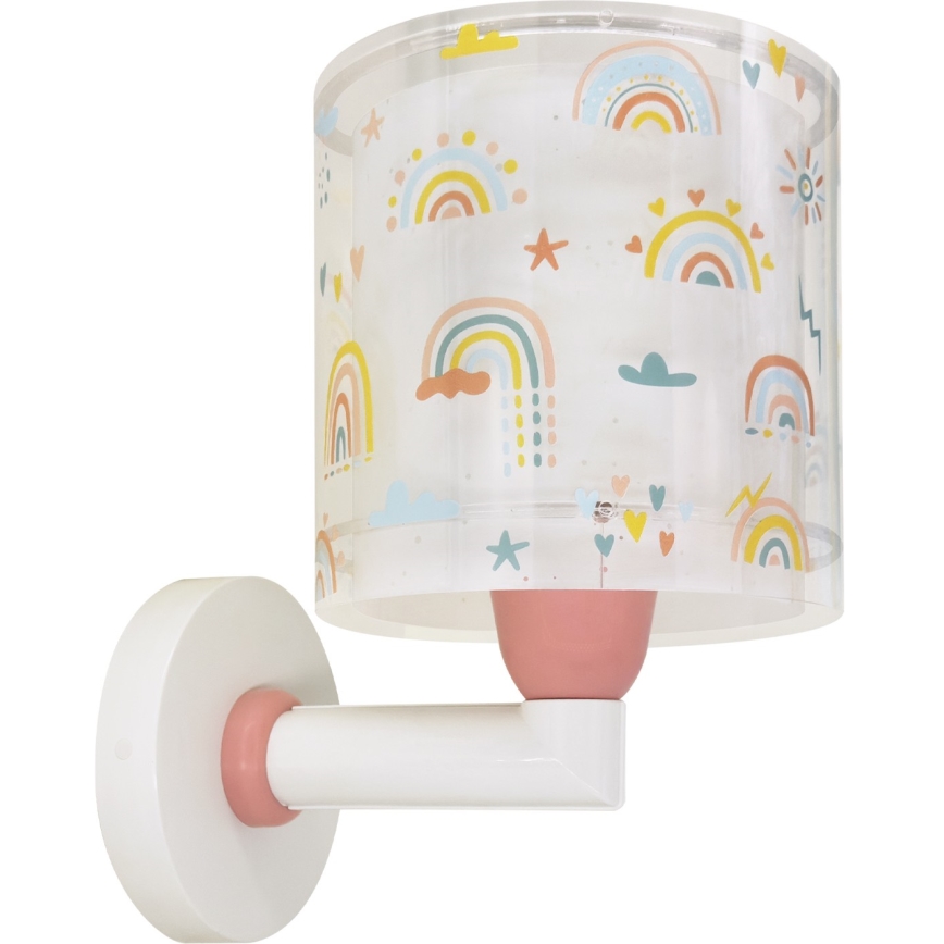 Dalber 41199 - Dečija zidna lampa RAINBOW 1xE27/15W/230V šarena