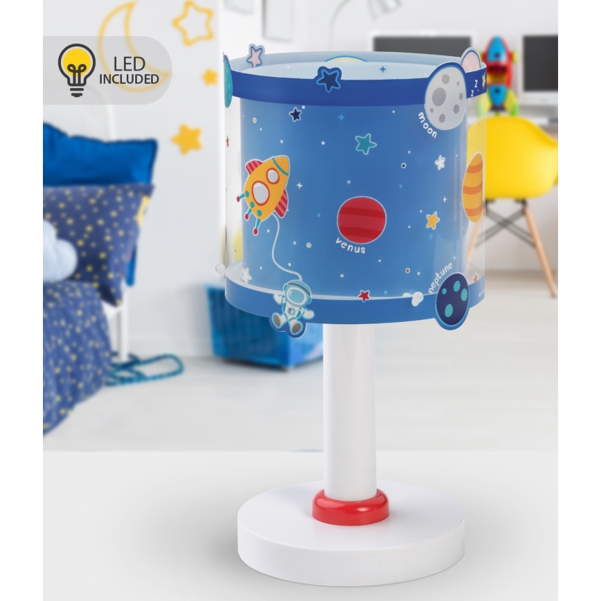 Dalber 41341N - LED dečija lampica PLANETS 1xG4/4W/230V plava