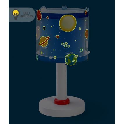 Dalber 41341N - LED dečija lampica PLANETS 1xG4/4W/230V plava