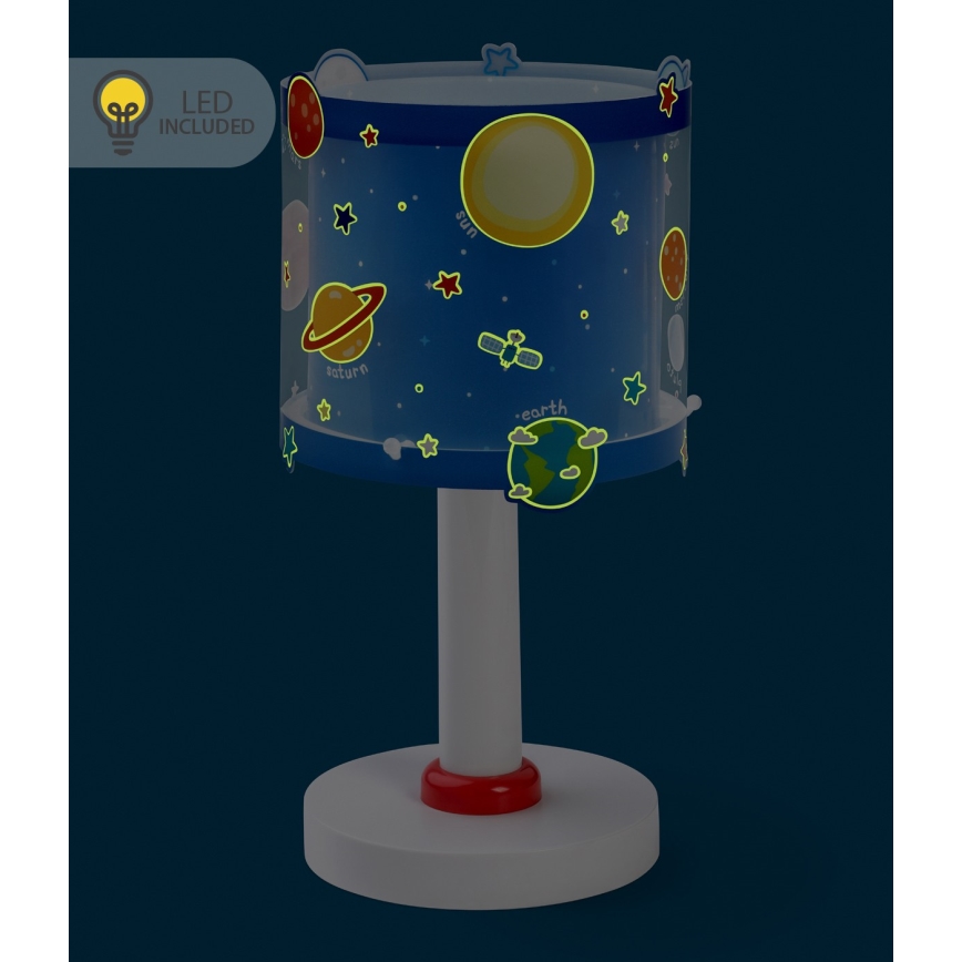Dalber 41341N - LED dečija lampica PLANETS 1xG4/4W/230V plava