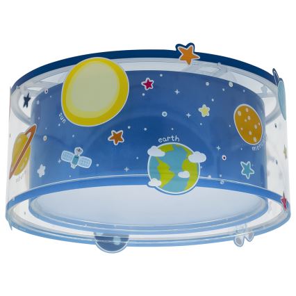 Dalber 41346 - Dečije plafonsko svetlo PLANETS 2xE27/60W/230V