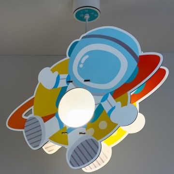 Dalber 41347 - Dečiji luster ASTRONAUT 1xE27/15W/230V