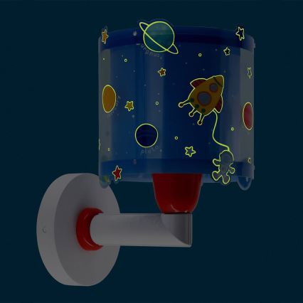Dalber 41349 - Dečije zidno svetlo PLANETS 1xE27/15W/230V