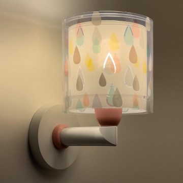 Dalber 41439 - Dečije zidno svetlo COLOR RAIN 1xE27/60W/230V