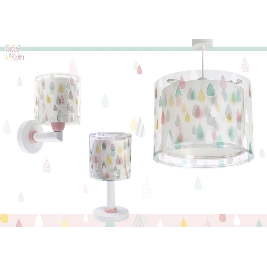 Dalber 41439 - Dečije zidno svetlo COLOR RAIN 1xE27/60W/230V