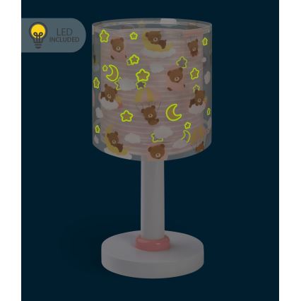 Dalber 41571S - LED dečija lampica BABY TEDDY 1xG4/4W/230V ružičasta