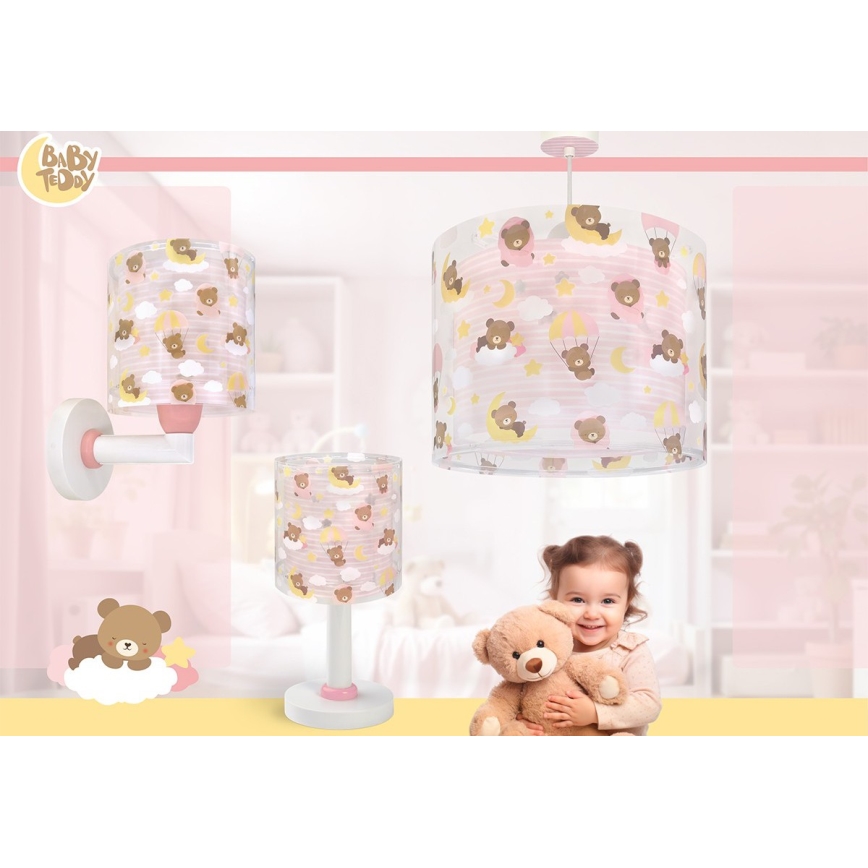Dalber 41571S - LED dečija lampica BABY TEDDY 1xG4/4W/230V ružičasta