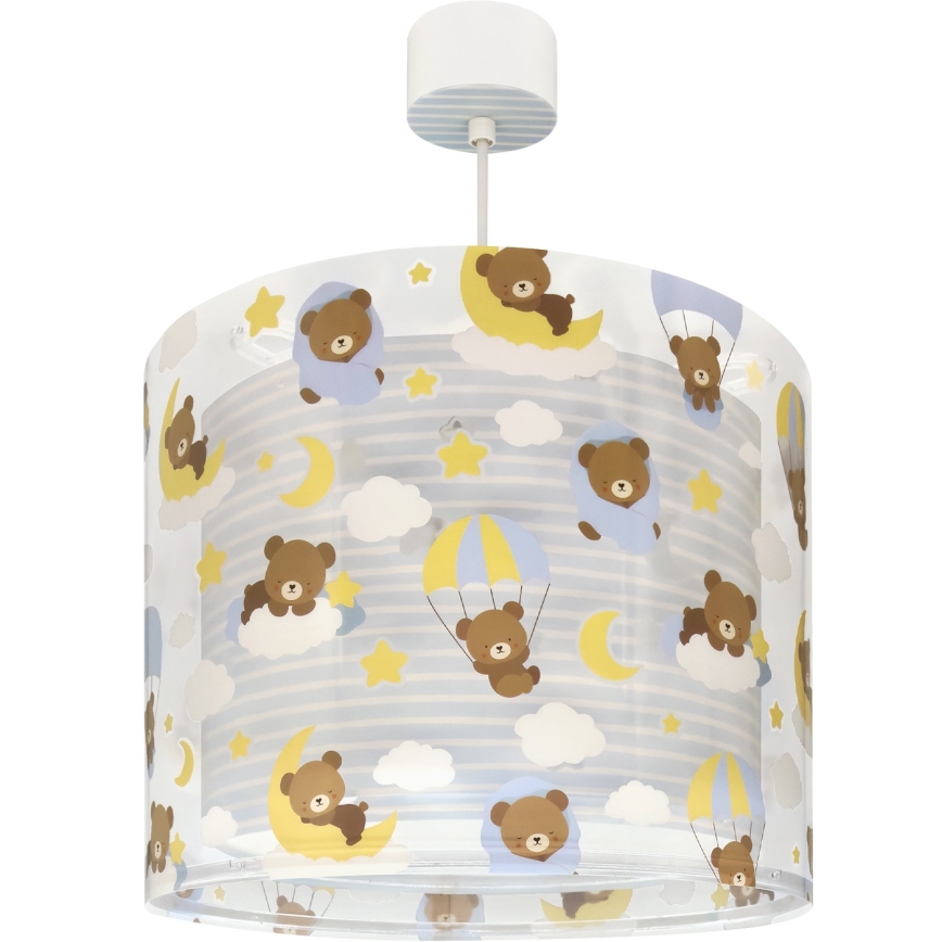 Dalber 41572T - Dečji luster BABY TEDDY 1xE27/15W/230V plava