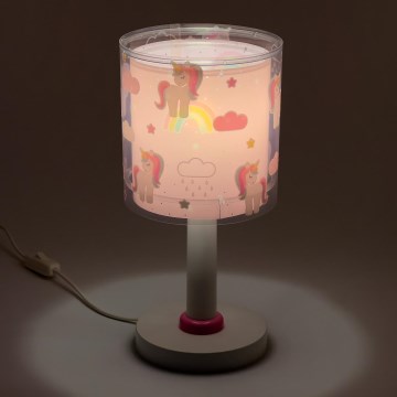 Dalber 41591N - LED dečija lampica UNICORNS 1xG4/4W/230V ružičasta