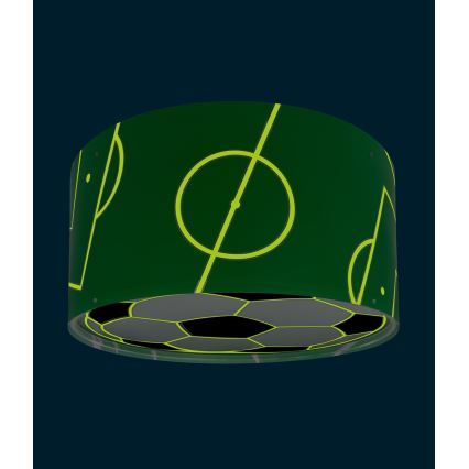 Dalber 41736 - Dečije plafonsko svetlo FOOTBALL 2xE27/15W/230V